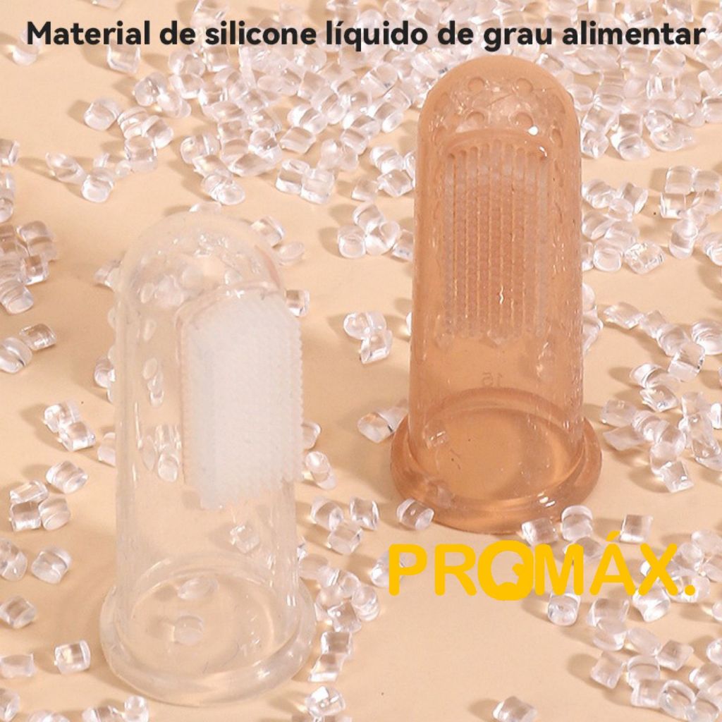 Silicone para Escova de Dentes para Bebês, Cuidados Orais para Bebês e Crianças, Silicone de Grau Alimentício Macio, 3 Meses ou Mais,