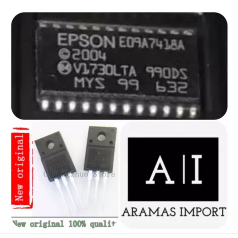 Par Transistor A2222 C6144 +1 Ci E09a7418a Epson L3110 L3150 Melhor Preço