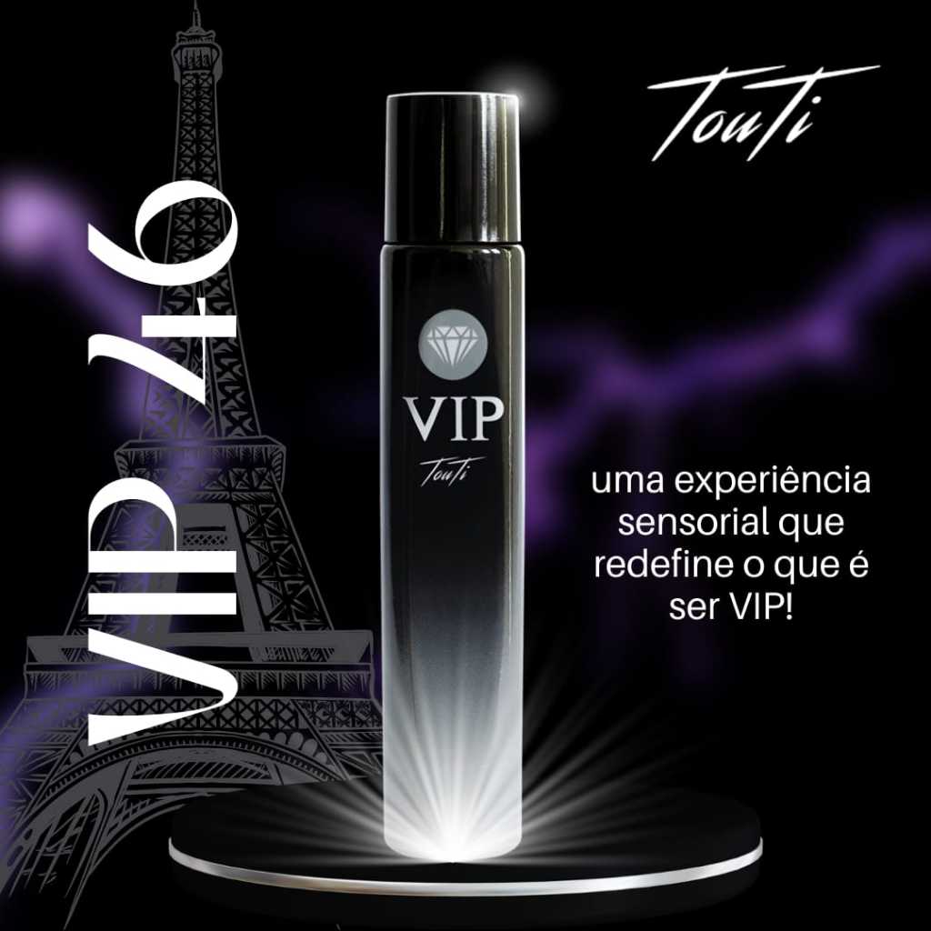 Perfume Touti Vip 46 Masculino Eau Parfum Luxo Marcante  Alta Fixação