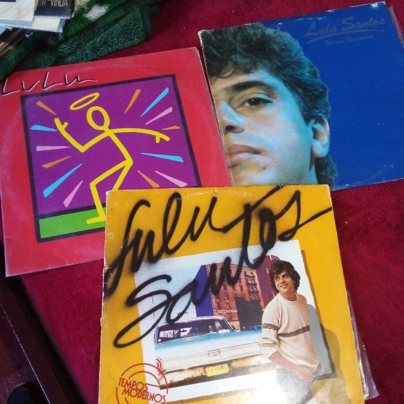 Disco Vinil Lulu Santos coletânea com 4 lps
