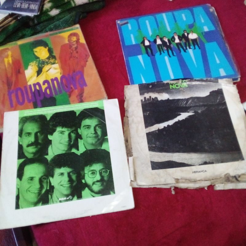 Disco Vinil Roupa Nova coletânea com 4 lps