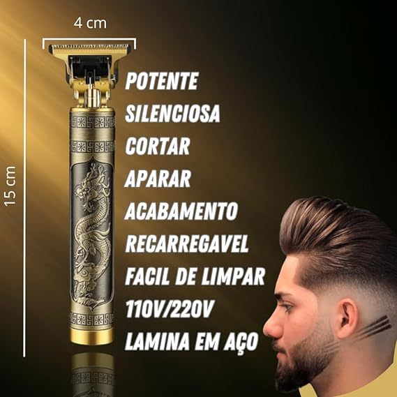 Maquina de Cortar Barba ou Cabelo a Melhor Maquina para Fazer Cortes com Desenhos Profissionais.