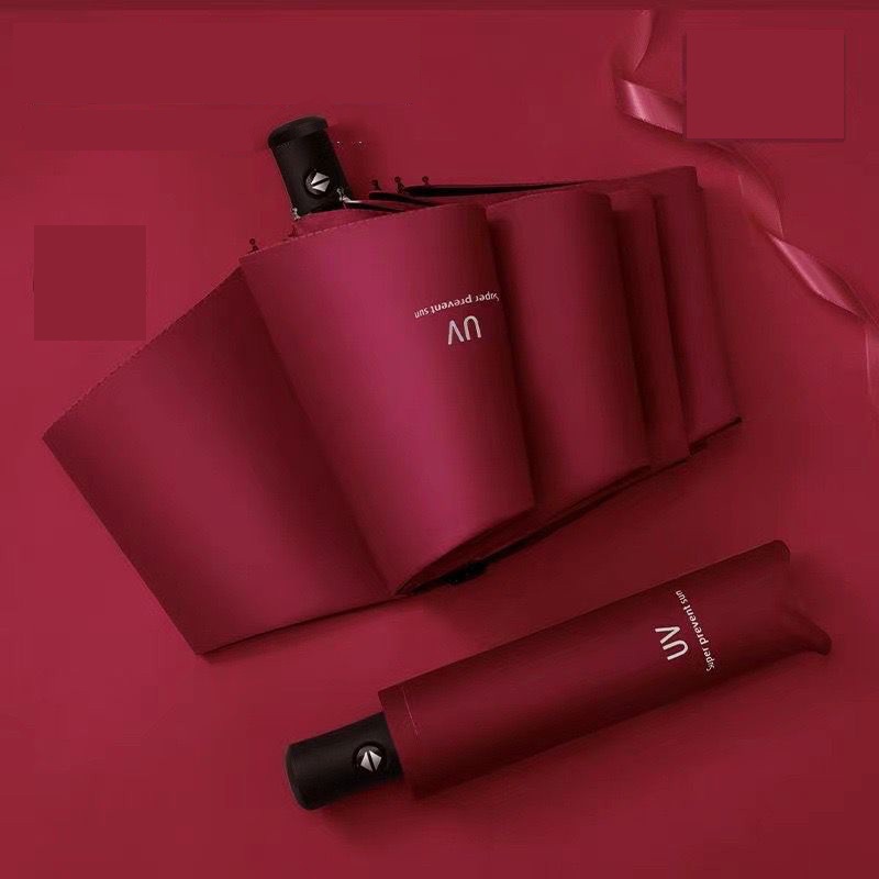 Guarda Chuva Reforçado Abre e Fecha Automático • Fibra reforçada •secagem rápida e prática •Proteção UV