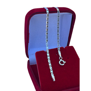 pulseira piastrine 21cm 2 mm em prata pura legítima 925 italiana em Oferta na Shopee