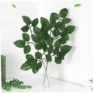 Kit de 10 Folhas De Ficus/ Folhagem Artificial P/ Decoração Casamento, Arranjos, Decorar Festas -SD801350
