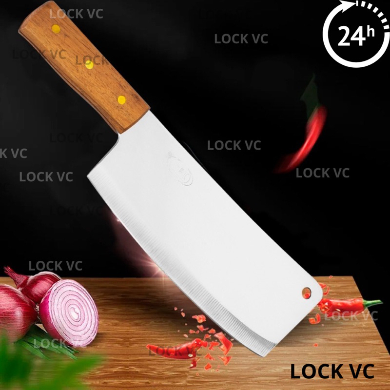 Cutelo Cozinha Faca Profissional Grande Churrasco Cortar Osso em Oferta na Shopee