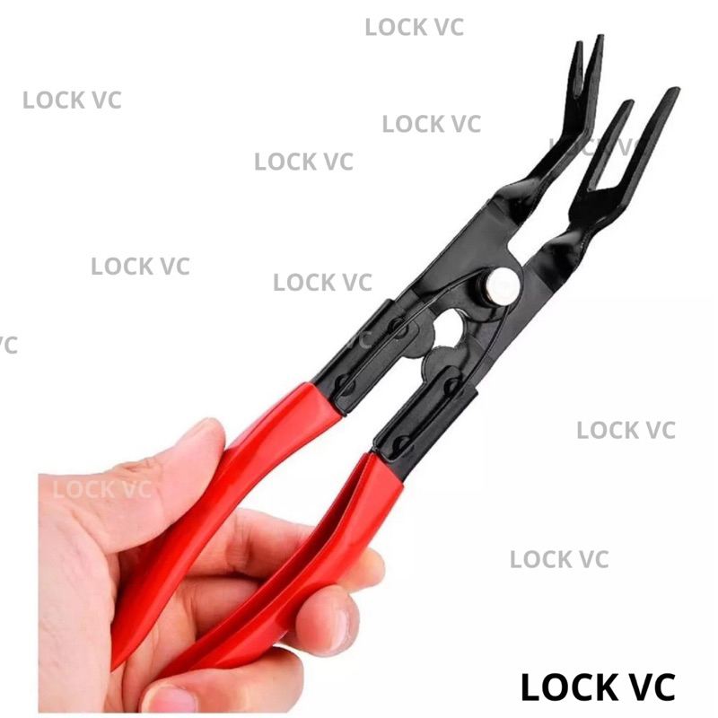 Alicate removedor Travas Fixadoras, grampos, forração, clips, forro de Teto e portas, assoalho Carro