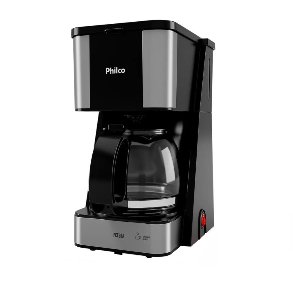 Cafeteira Philco Pcf20 preto inox em Oferta na Shopee