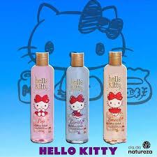 Kit Colônia Hello Kitty 210 ml c/3 tipos Candy, Pop, Smack Cia da Natureza
