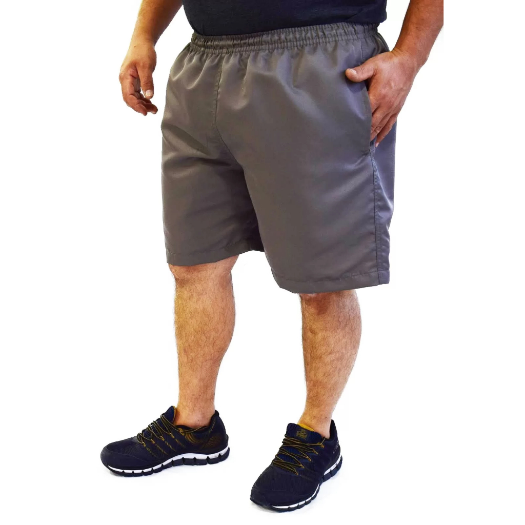 Short Bermuda Tactel Masculina Costura Reforçada 3 Bolsos P,M,G,GG Plus Size G1, G2, G3, G4, G5