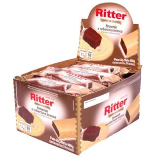 Barras de Cereais Ritter - Brownie e Chocolate Branco Display c/24Un ou 12Un em Oferta na Shopee