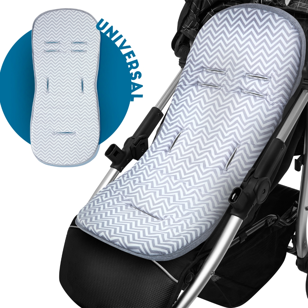 Colchonete Para Carrinho De Bebê Universal Protetor Futon 100% algodão dupla face acolchoado passeio
