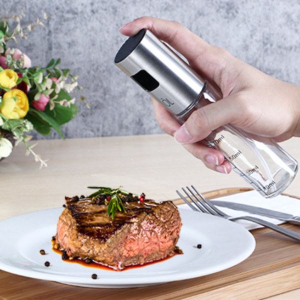 1 Kit Spray Pulverizador Borrifador Azeite Vinagre em Vidro Promoções