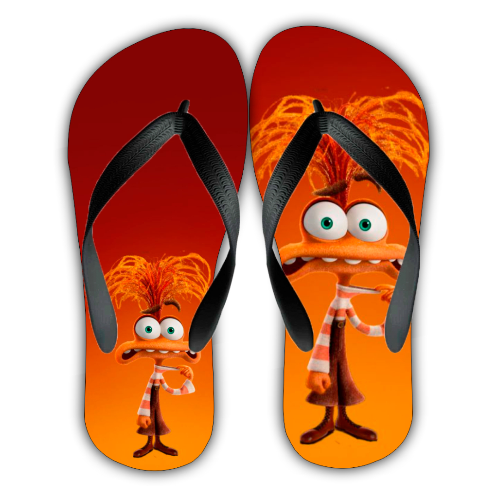 Chinelo Filme Divertidamente 2 Adulto e Infantil Ref: 003 frete barato aproveite