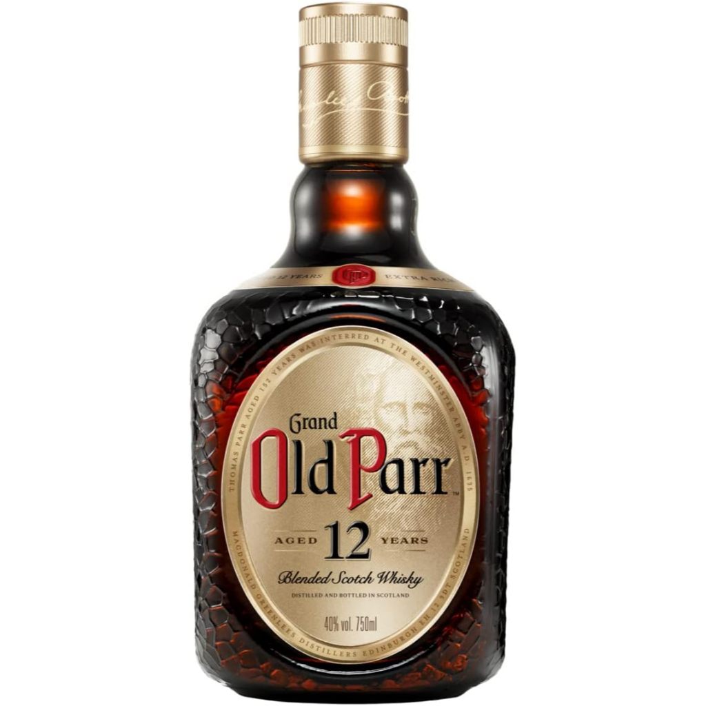 Grand Old Parr Blended Scotch Whisky Escocês 12 anos 750ml em Oferta na Shopee
