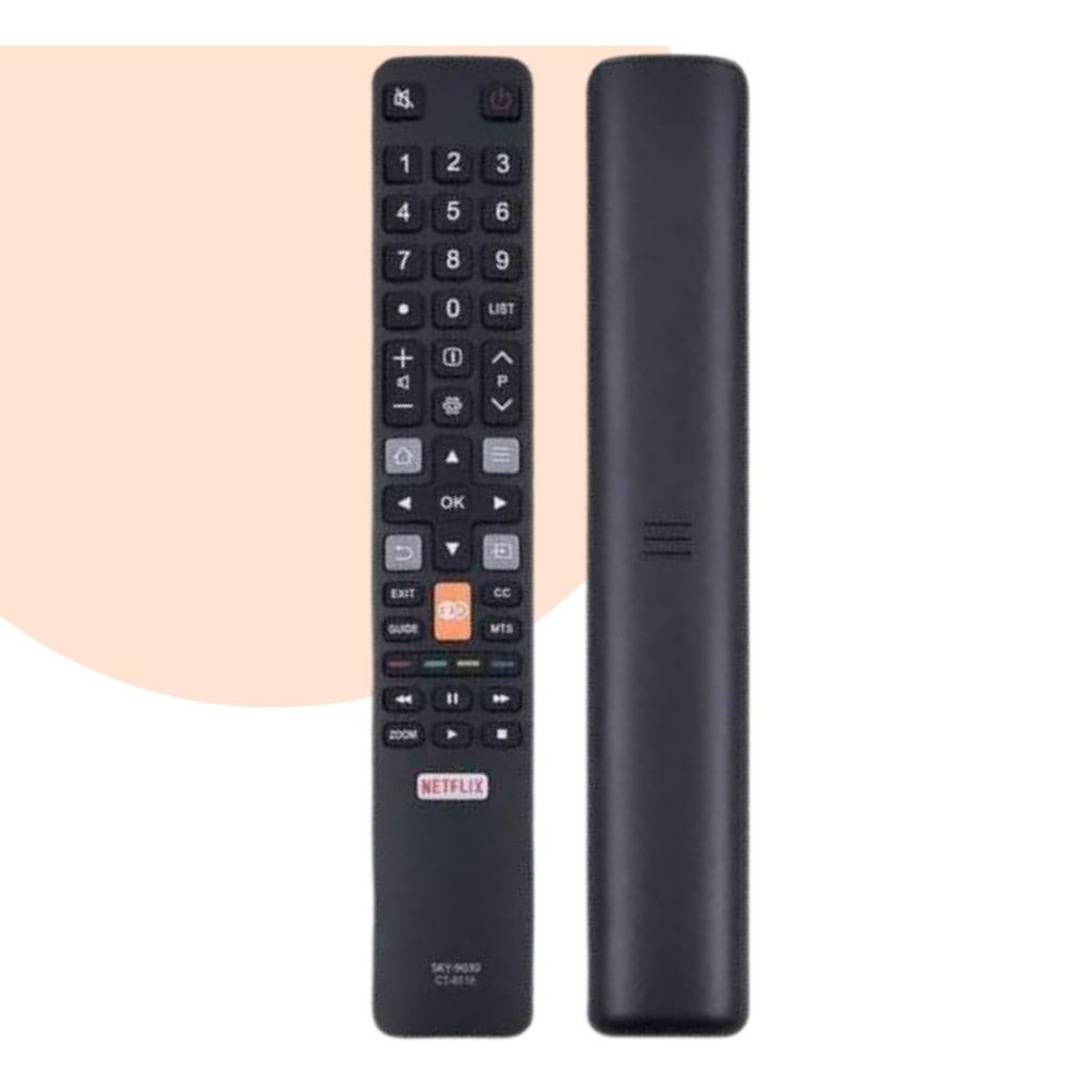 Controle Remoto para TV Smart Semp TCL Toshiba LCD LED com Função Netflix