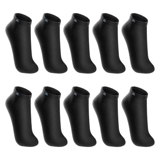 Kit 10 Pares de Meias Up 3225 Cano Curto Algodão - Preto em Oferta na Shopee
