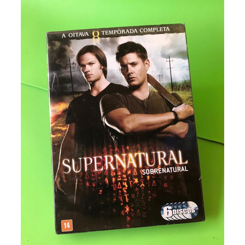 BOX DVD SUPERNATURAL SOBRENATURAL 8ª TEMPORADA