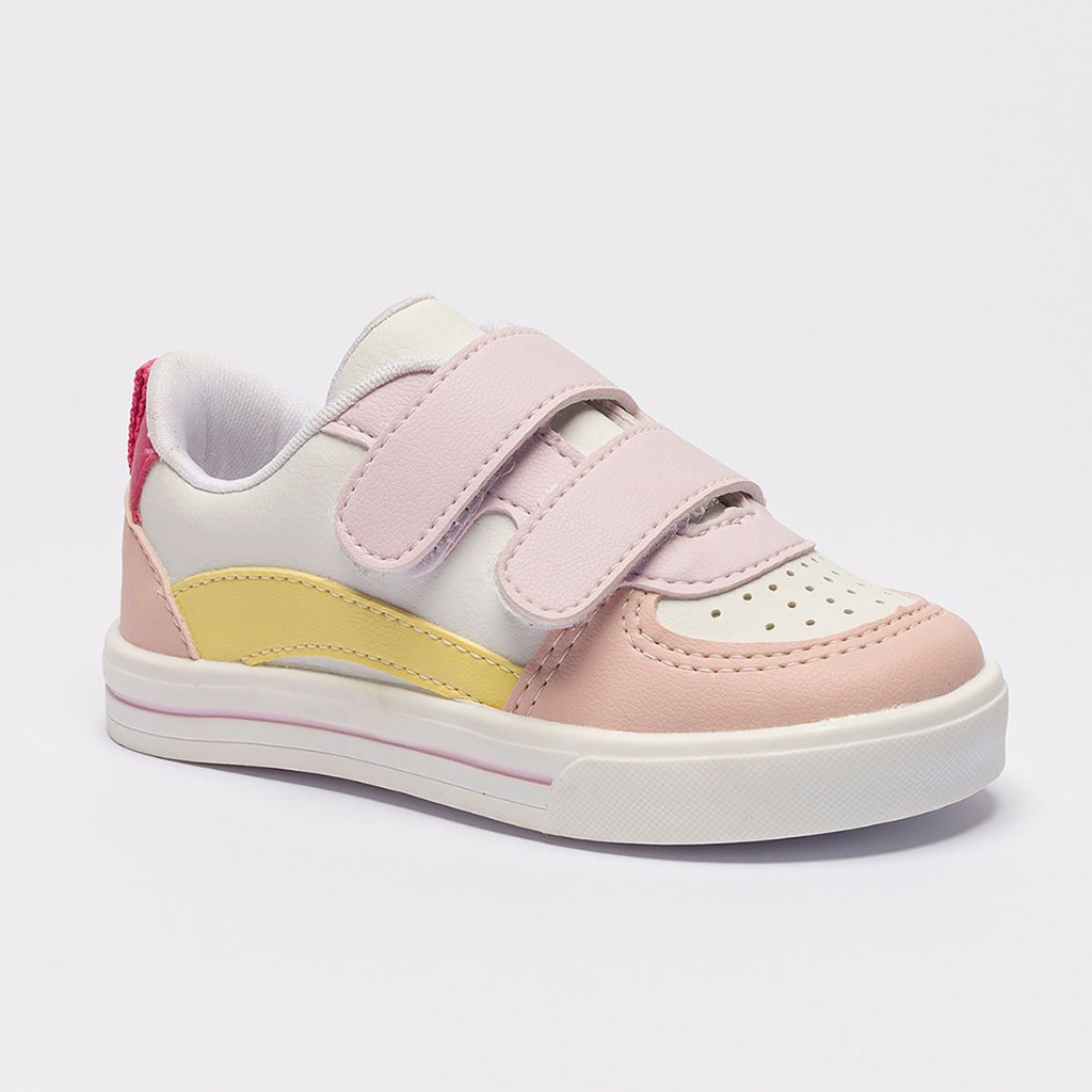 Detalhes do Tênis Infantil Feminino Candy Color Casual Menina Escolar Blogueirinha 2094 Pequito
