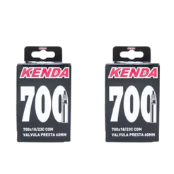Par Camara De Ar Kenda Ciclismo Speed Pro 700x18/23c Valvula Fina Presta 48mm