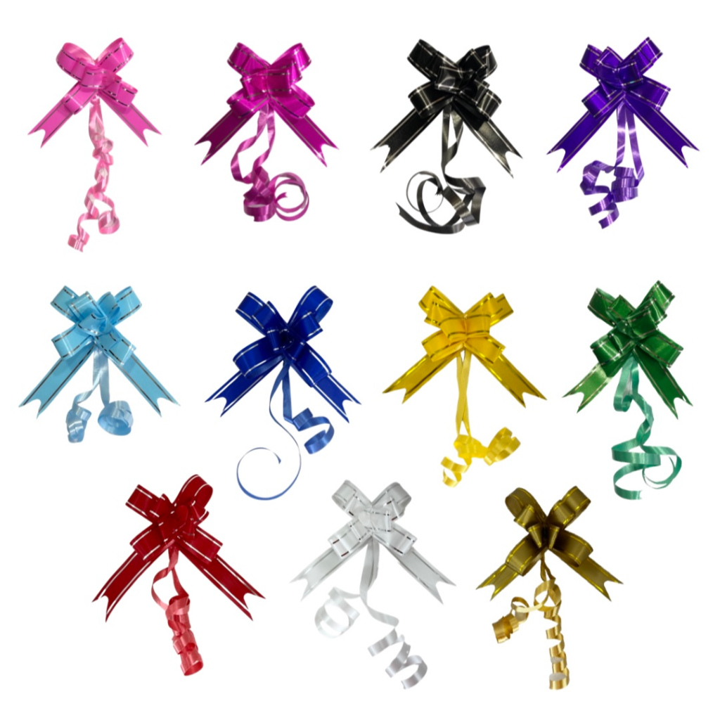 Laço fácil tamanho P 12mm x 21cm 100un. cor única ou sortidos em Oferta na Shopee