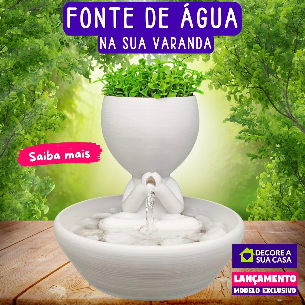 Imagem FONTE DE ÁGUA ZEN BIVOLT CASCATA DECORATIVA