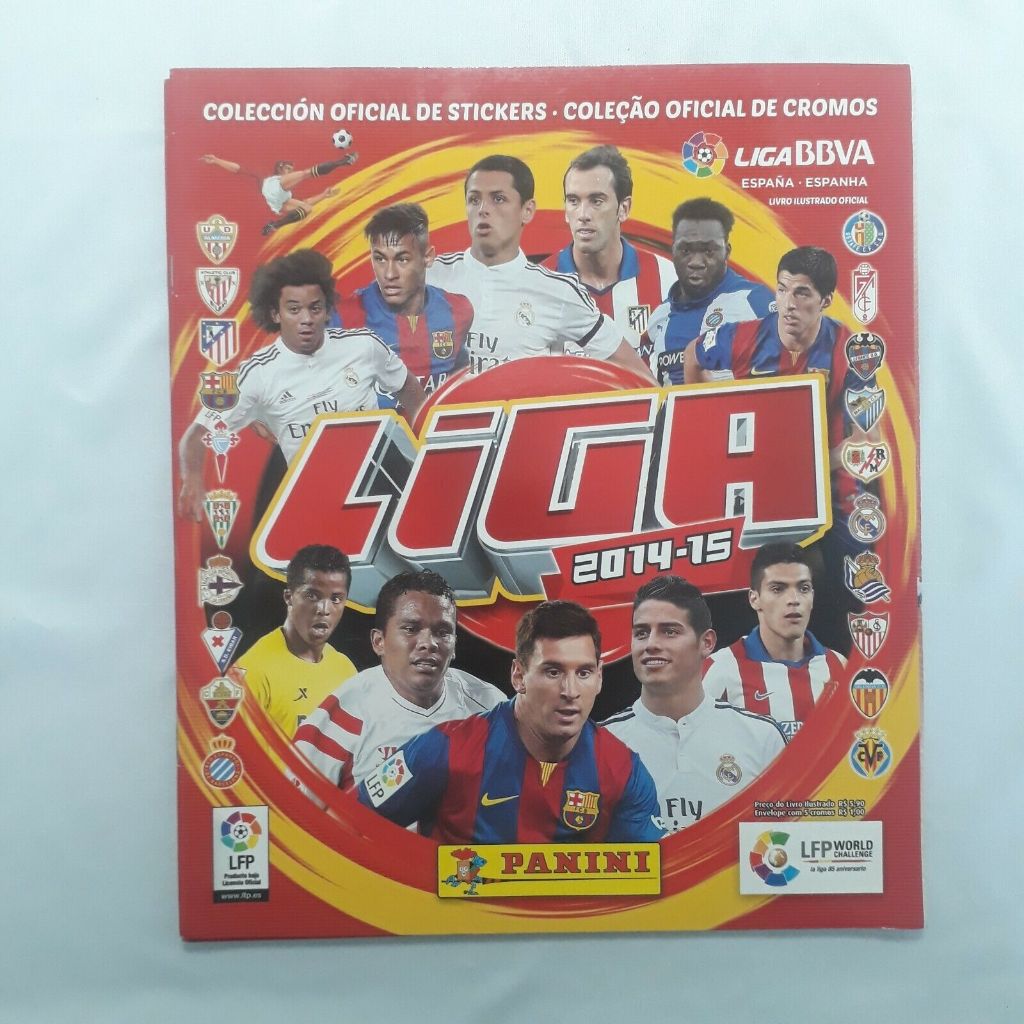 01 Álbum de Figurinhas - La Liga 2014-15 Panini (VAZIO)