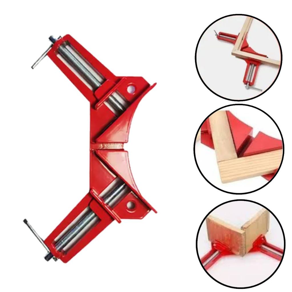 Grampo Sargento Angular 90° Graus 3" Polegadas REFORÇADO 100% EM AÇO
