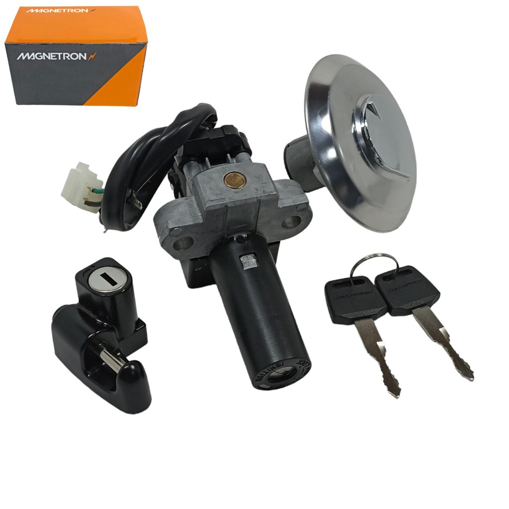 Kit Chave de Ignição Honda Xr 200 1994 1995 1996 1997 1998 1999 2000 2001 2002 (3 Peças)