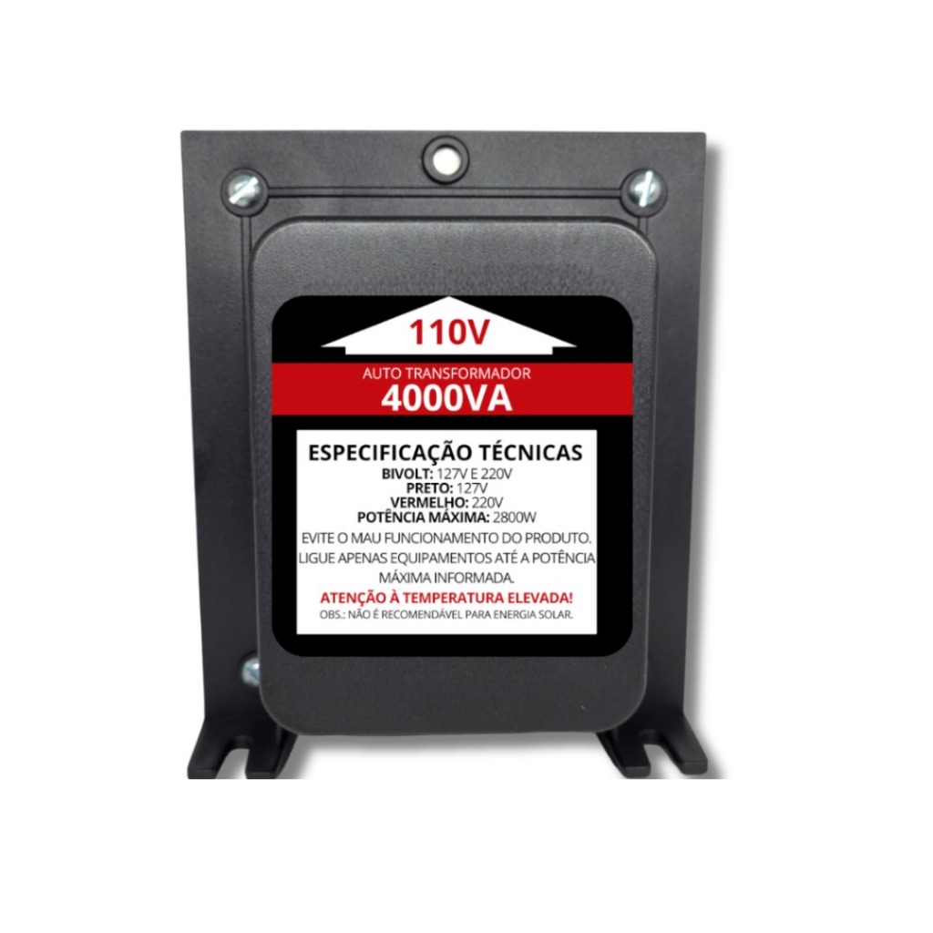 Autotransformador Transformador Conversor de Energia Voltagem 4000va 110V/220V e 220V/110V Para Ar condicionado 12000btu