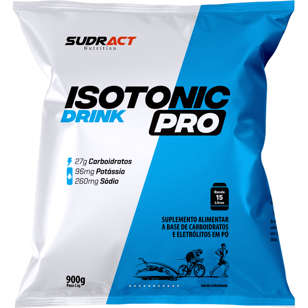 Isotonic Pro Refil 900g Sudract Nutrition - Fonte De Energia Isotônico Repositor Hidroeletrolítico