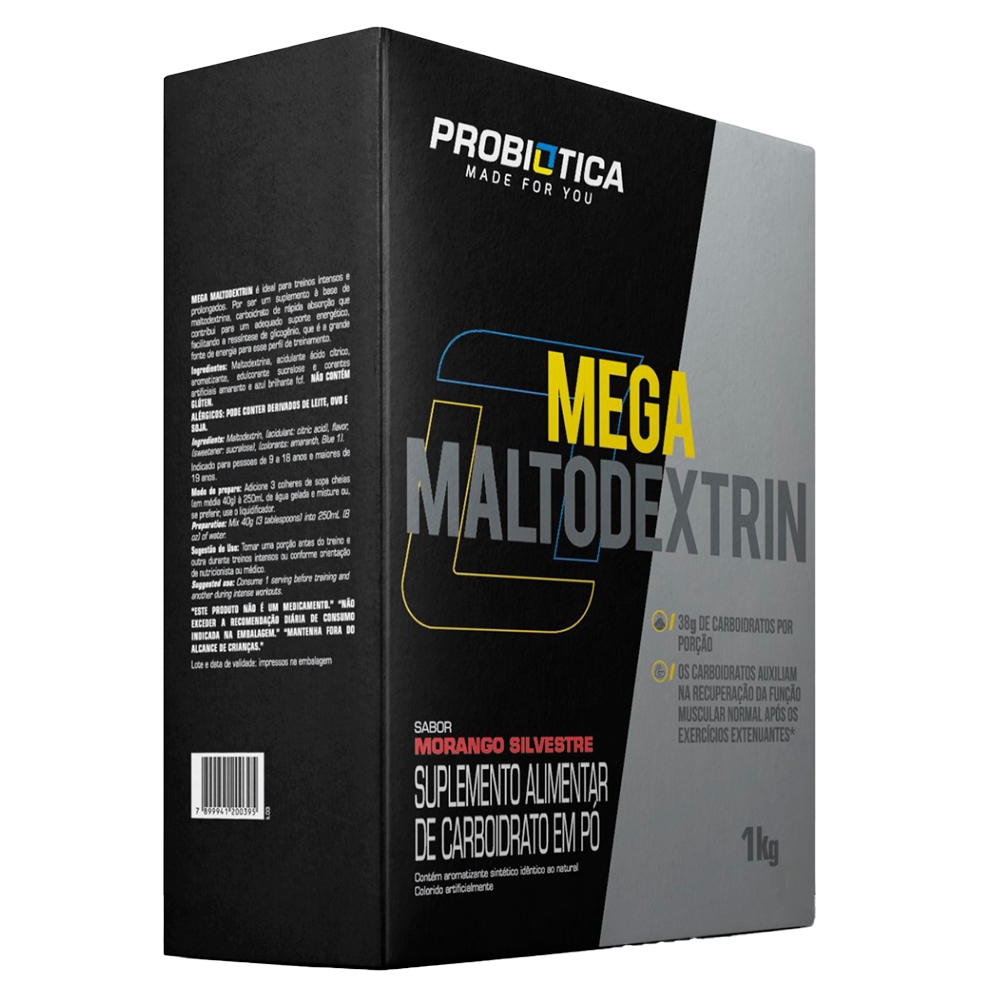Mega Malto Dextrin Caixa 1kg Probiótica - Maltodextrin — imagem 2 de 2