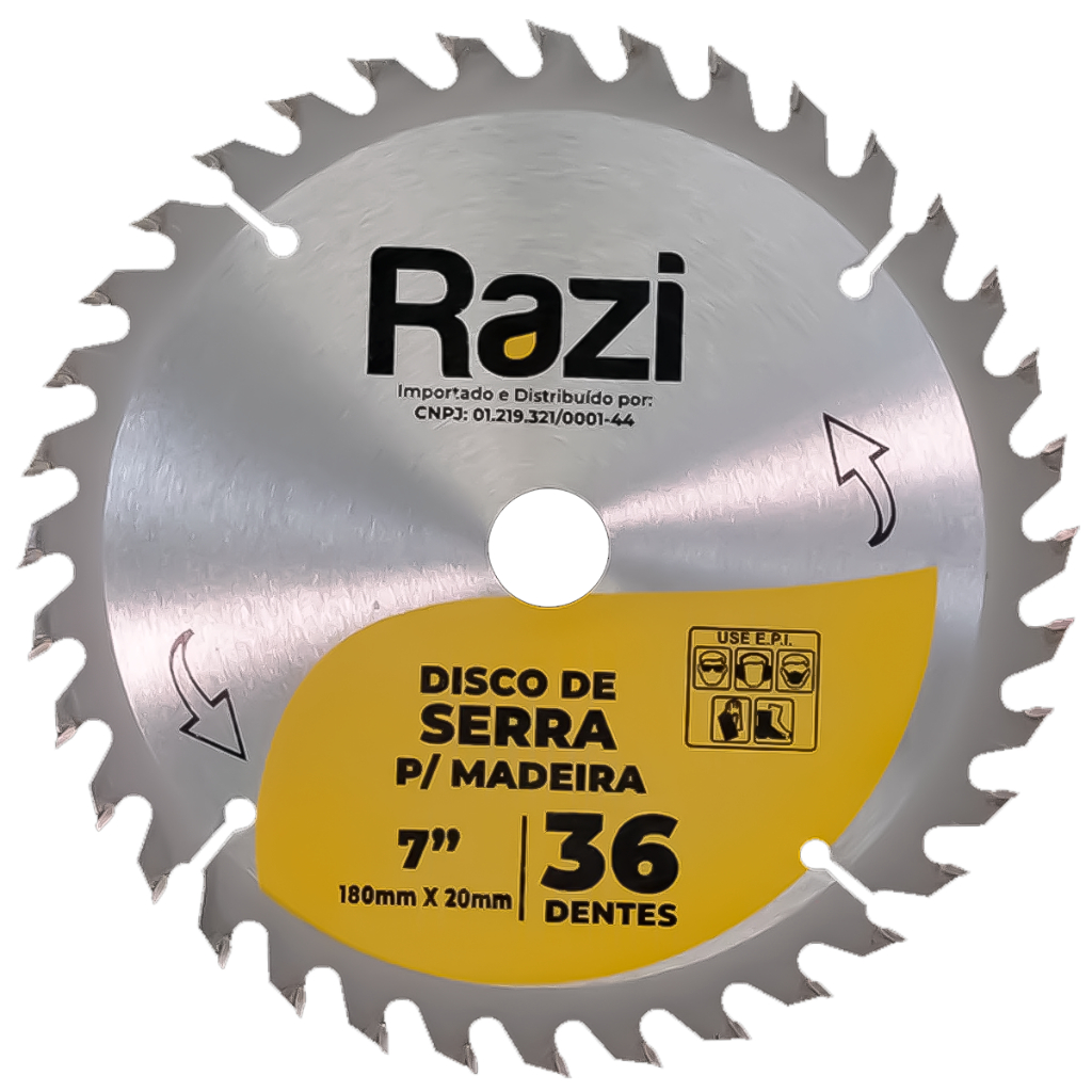 Disco Serra Circular 7 1/4 Polegadas 36 Dentes Para Madeira Uso Profissional 180mm em Oferta na Shopee
