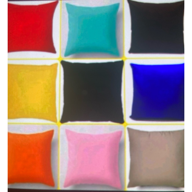 01 ALMOFADA CHEIA OXFORD LISA  0,45 x 0,45 cm Decoração Sala Quarto escritório.