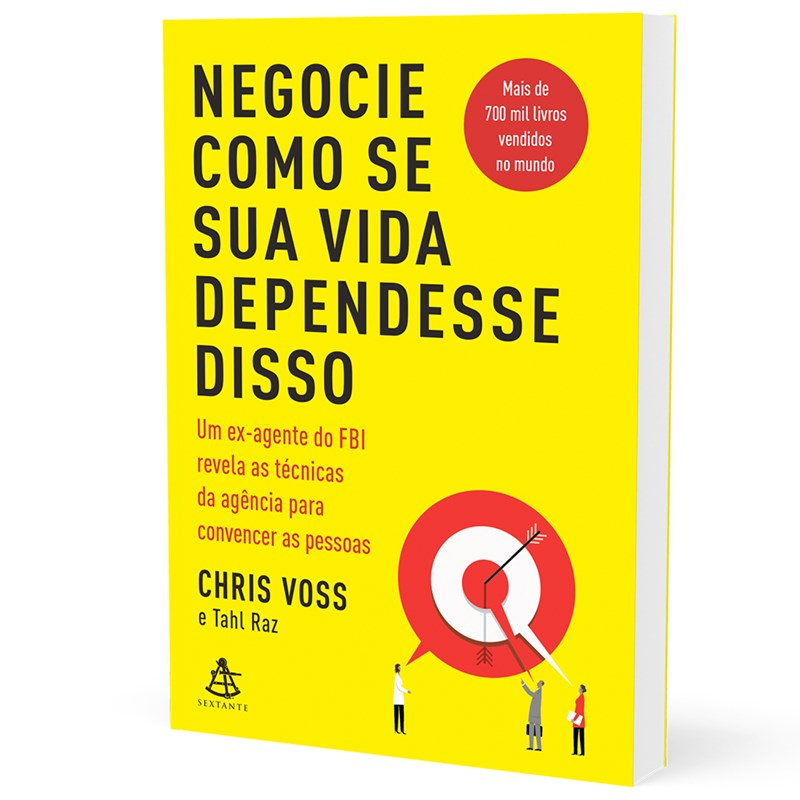 Negocie Como se sua Vida Dependesse Disso | Chris Voss E Tahl Raz em Oferta na Shopee