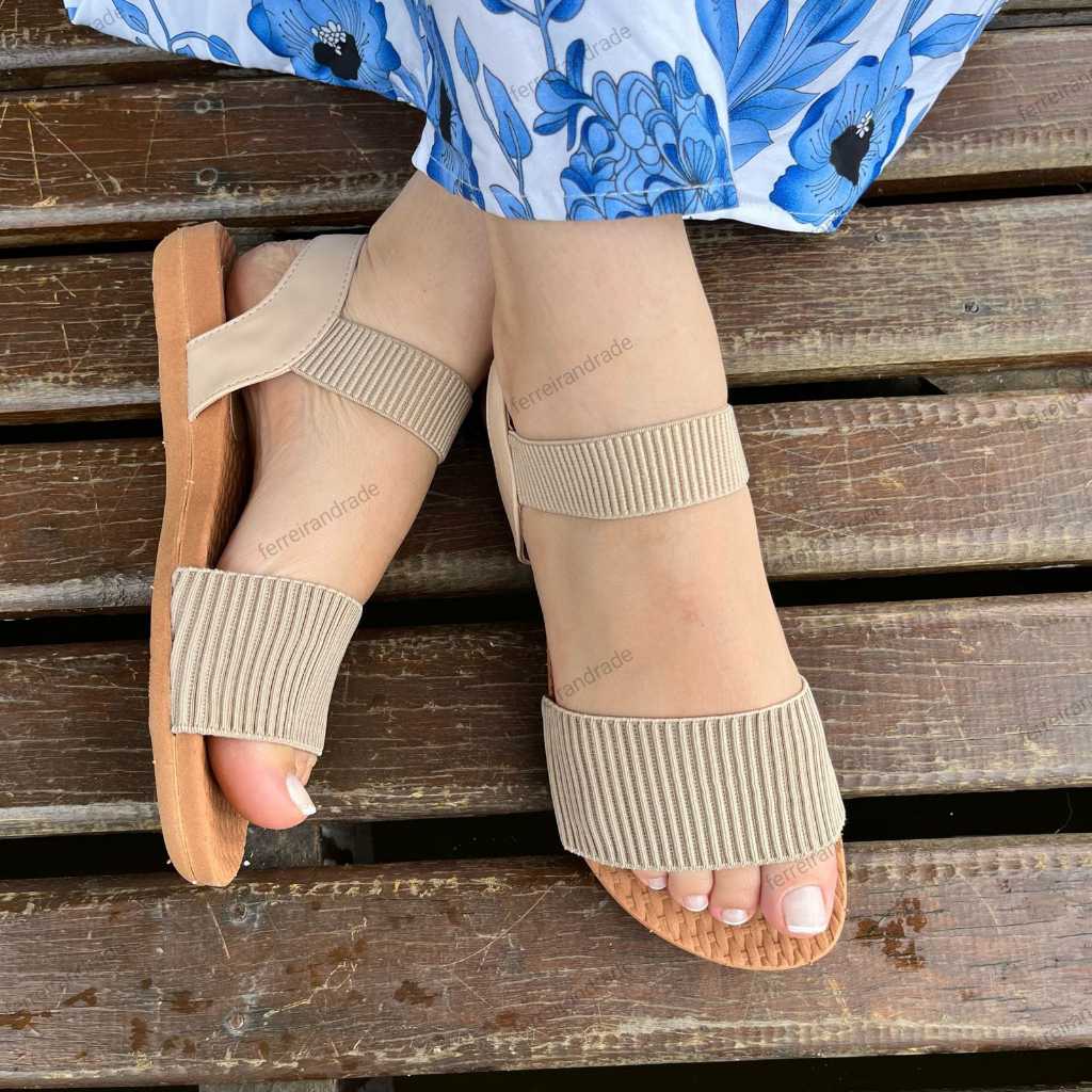 Sandália Ortopédica confort uso dia-dia casual em Oferta na Shopee