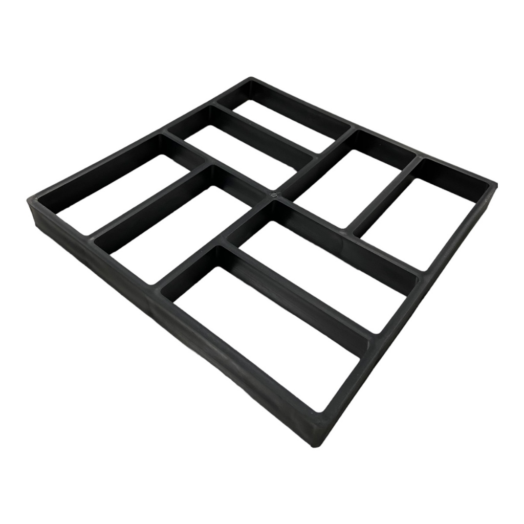 Forma Tijolinho Bloquete Molde Caminho de Piso Concreto Jardim Decorado - Easy Piso Original