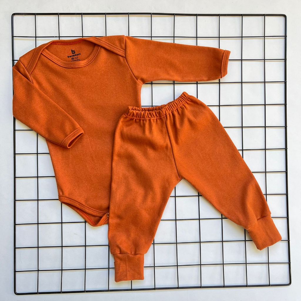Conjunto de Bebê  Infantil Liso Body e Calça 100% Algodão.