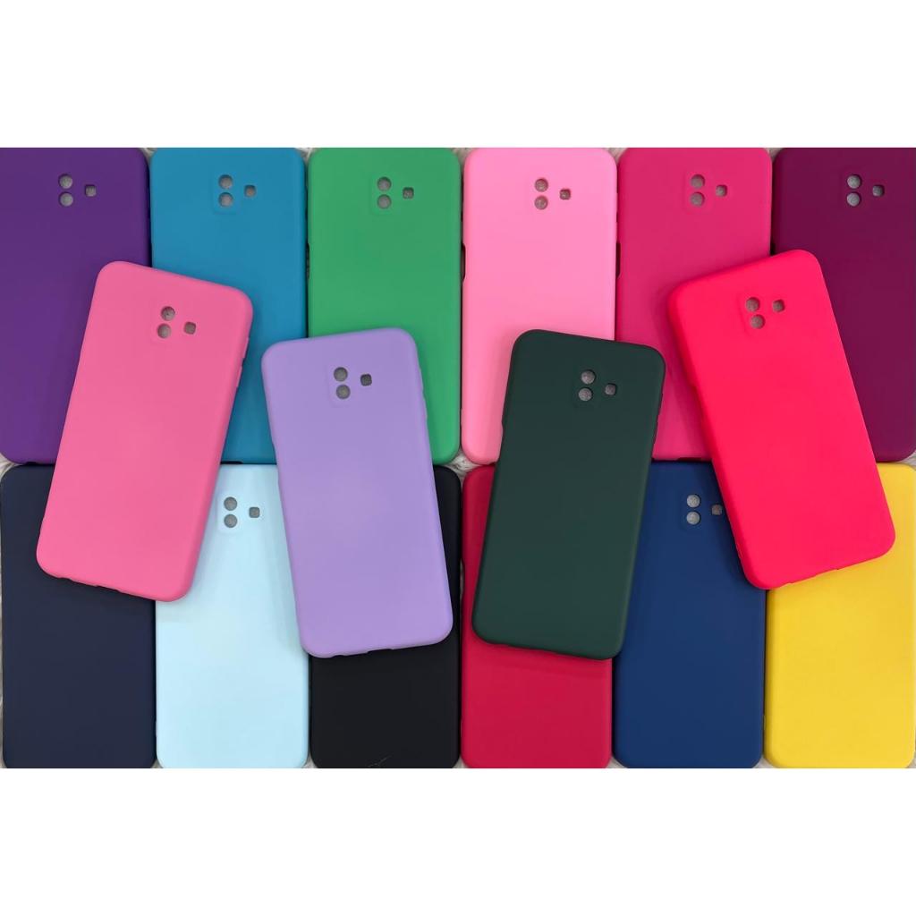Capinha Capa Case compatível Para - J6 Plus - Samsung Silicone Aveludado em Oferta na Shopee