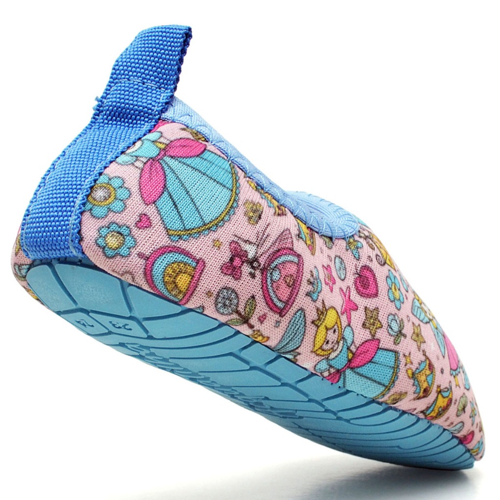 Sapatilha aquatica infantil sapatilha neoprene infantil calce facil fada fadinha