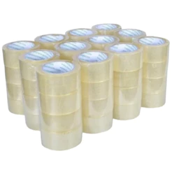 10 fitas adesivas de 100 Metros 45x100 Transparente
