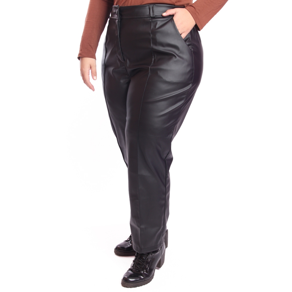 Calça de Couro Plus Size em Oferta Shopee 2025