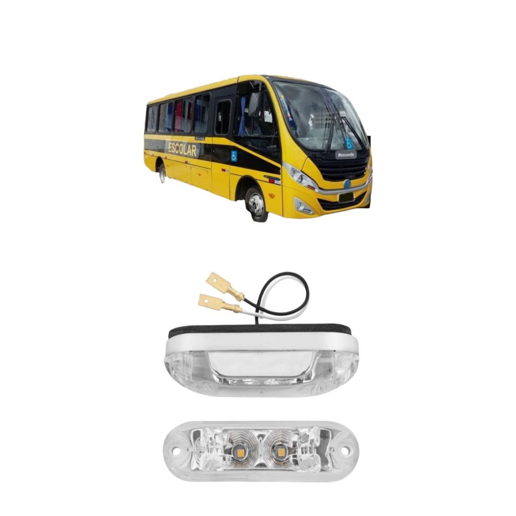 Vigia Teto Iveco 70c17 Mascarello Escolar Bivold 2 peças