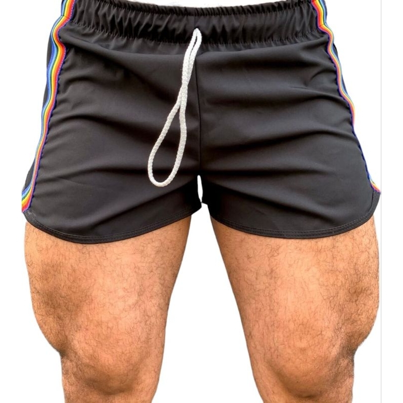 Short Tactel com elastano lgbt Unissex Masculino feminino em Oferta na Shopee
