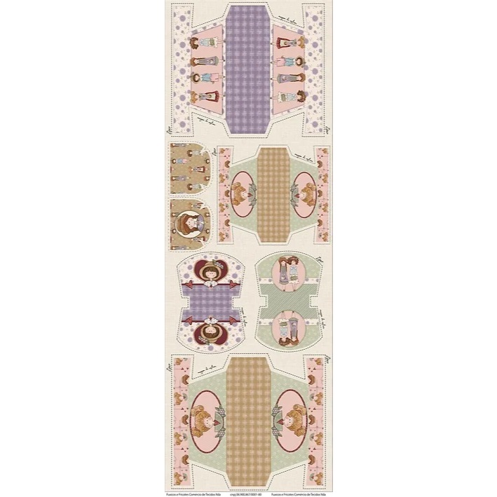 PAINEL DE NECESSAIRES ( DIVERSOS ) Cada unidade desse tecido corresponde 50cm X 150 cm (comprimento x largura).