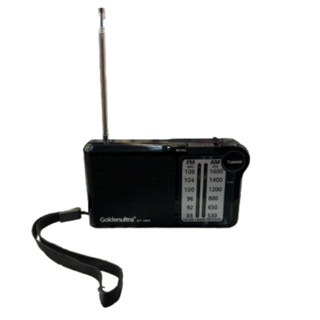 Mini Rádio Portátil Bandas AM e FM Recarregavel GT-150TG em Oferta na Shopee
