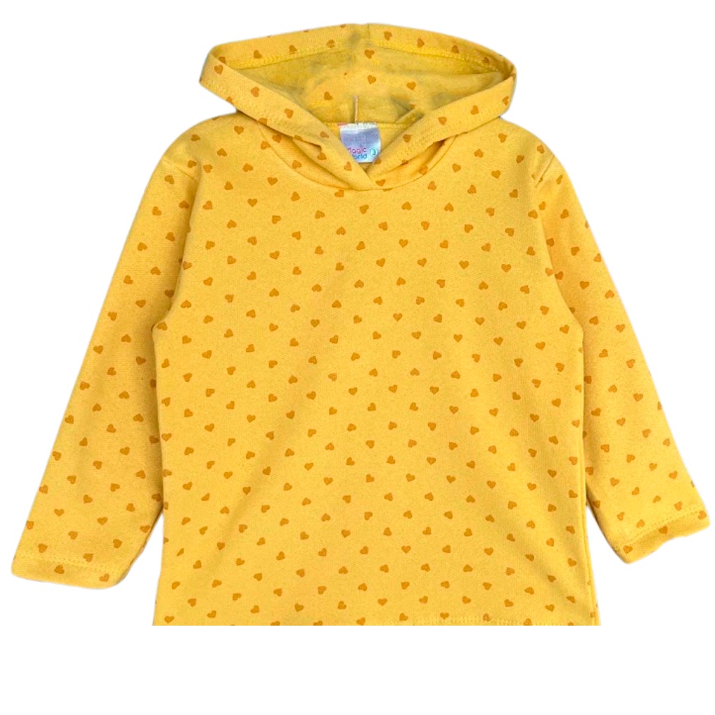 Casaco Infantil com Capuz - Moletom Peluciado