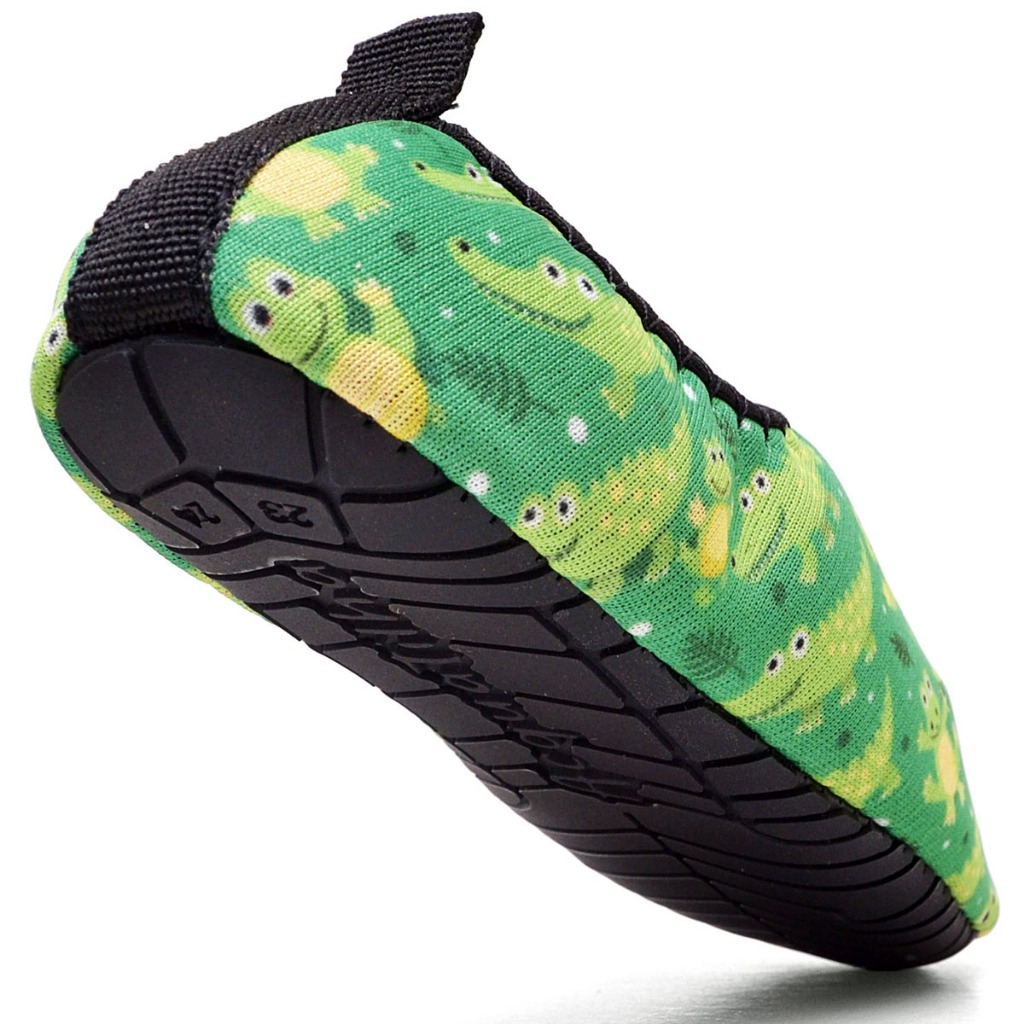 Sapatilha aquatica sapatilha neoprene infantil calce facil jacare infantil meia agua