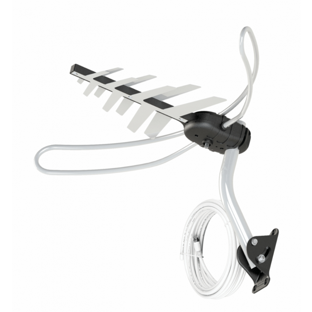 Antena de TV Digital Externa Aquario DTV-3000 com suporte e Cabo 16 Metros em Oferta na Shopee