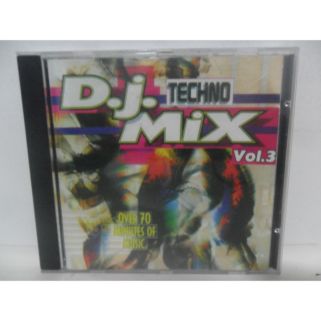 DJ TECHNO MIX = VOL.3 OVER 70 MINUTES OF MUSIC; CD